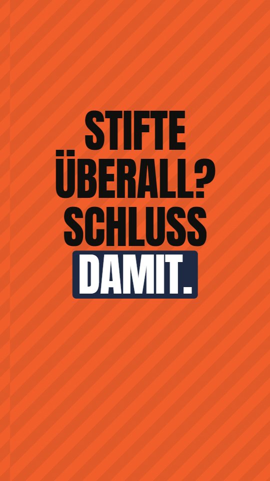 Deska: Stifte überall? Schluss damit.